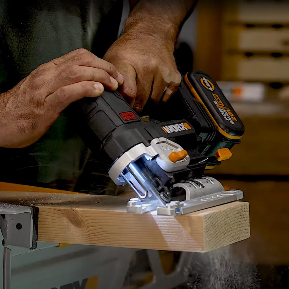 WORX WX542 20Volt 2.5Ah. Li-ion Tek Akülü Profesyonel Kömürsüz Şarjlı Dekupaj Testere - . Görsel