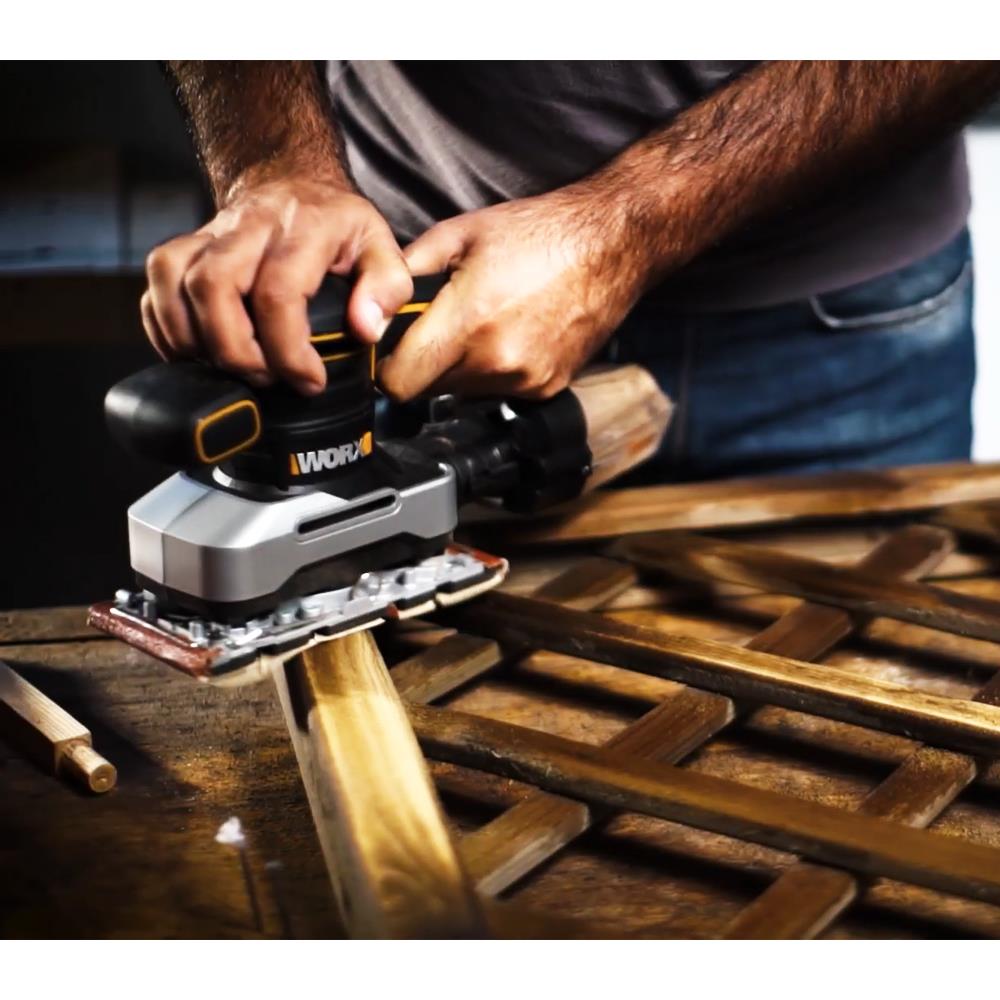 WORX WX642.1 270Watt Profesyonel Devir Ayarlı Titreşimli Zımpara - . Görsel