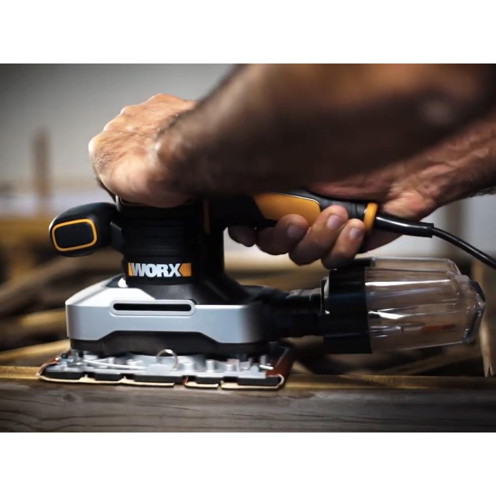 WORX WX642.1 270Watt Profesyonel Devir Ayarlı Titreşimli Zımpara - . Görsel
