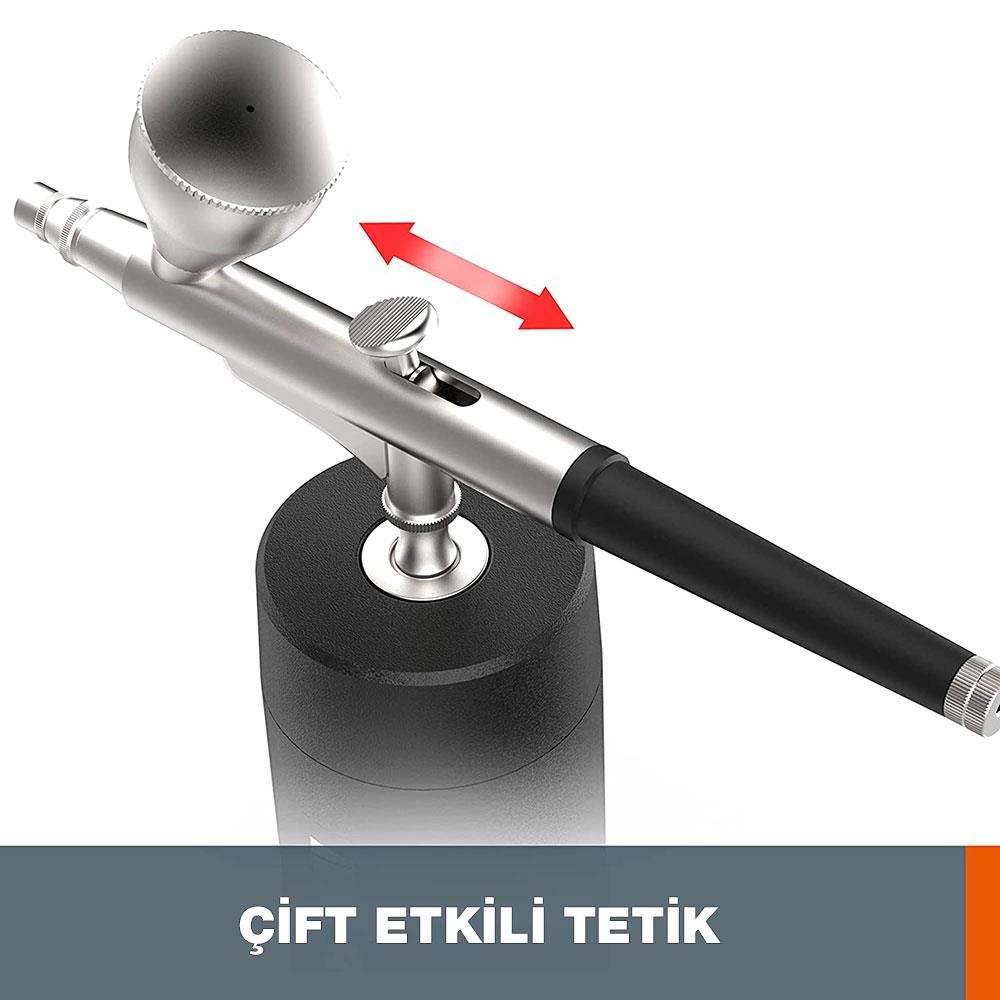 WORX WX742.9 MAKERX 20Volt Profesyonel Mini Air Brush Boya Tabancası (Akü Dahil Değildir) - . Görsel