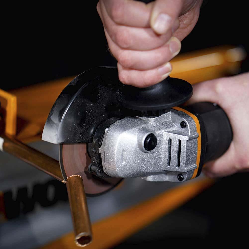 WORX WX800 20Volt 2.0 Ah. Li-ion Çift Akülü 115mm Profesyonel Şarjlı Avuç Taşlama - . Görsel