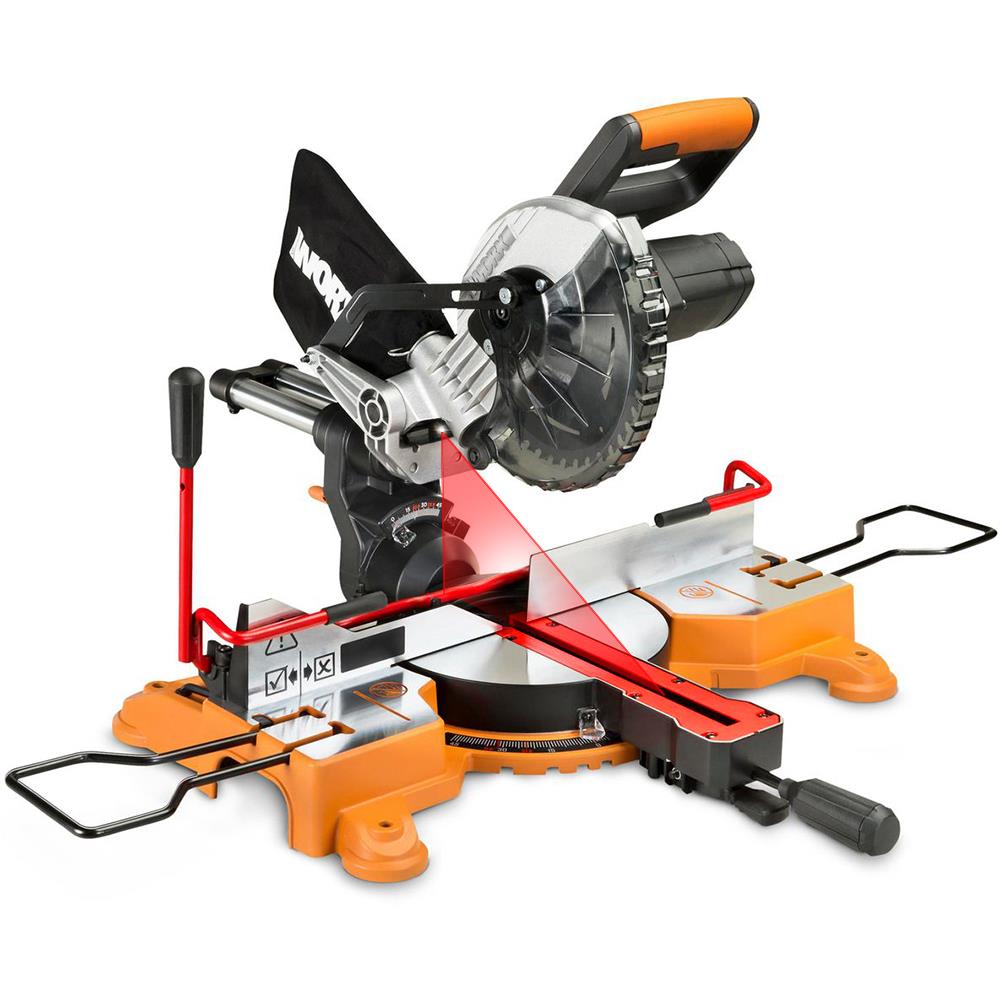 WORX WX845.9 20Volt 216MM Profesyonel Kızaklı Gönye Kesme (Akü Dahil Değildir) - . Görsel