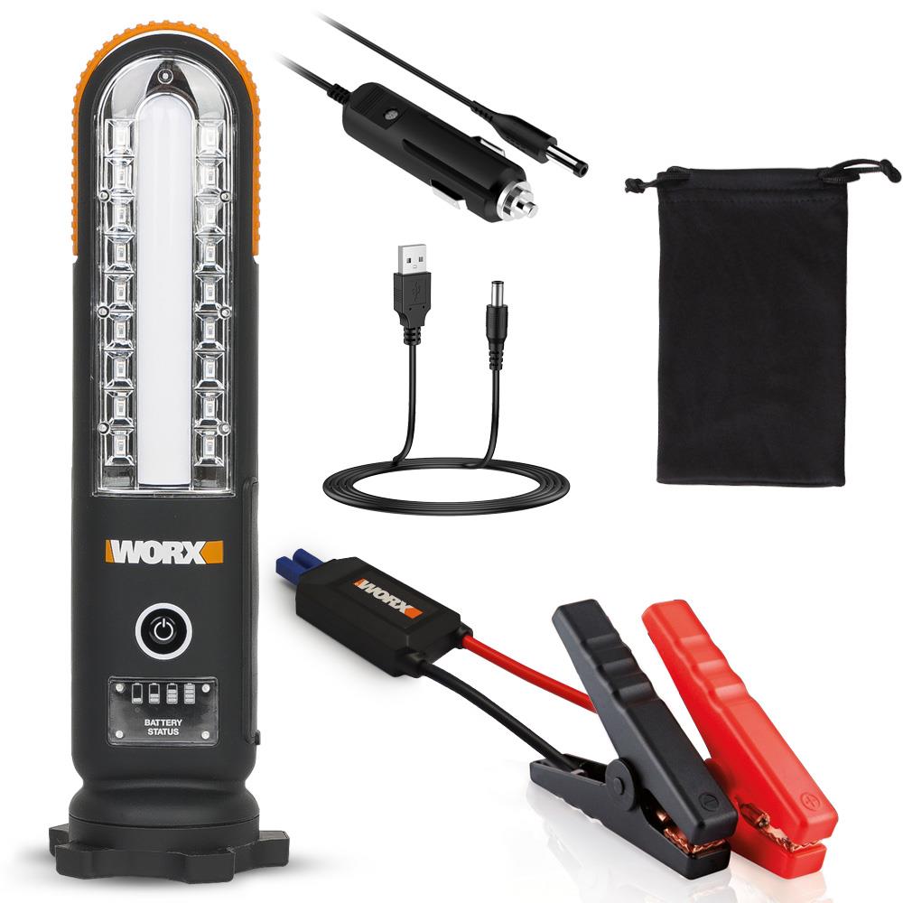 WORX WX852.1 12V 500Amp Lityum-Polymer Akü Takviye + Powerbank + Led Lamba - . Görsel