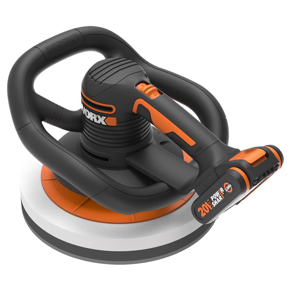 WORX WX856 20Volt 2.0Ah. Li-ion 254MM Şarjlı Orbital Polisaj Makinesi - . Görsel