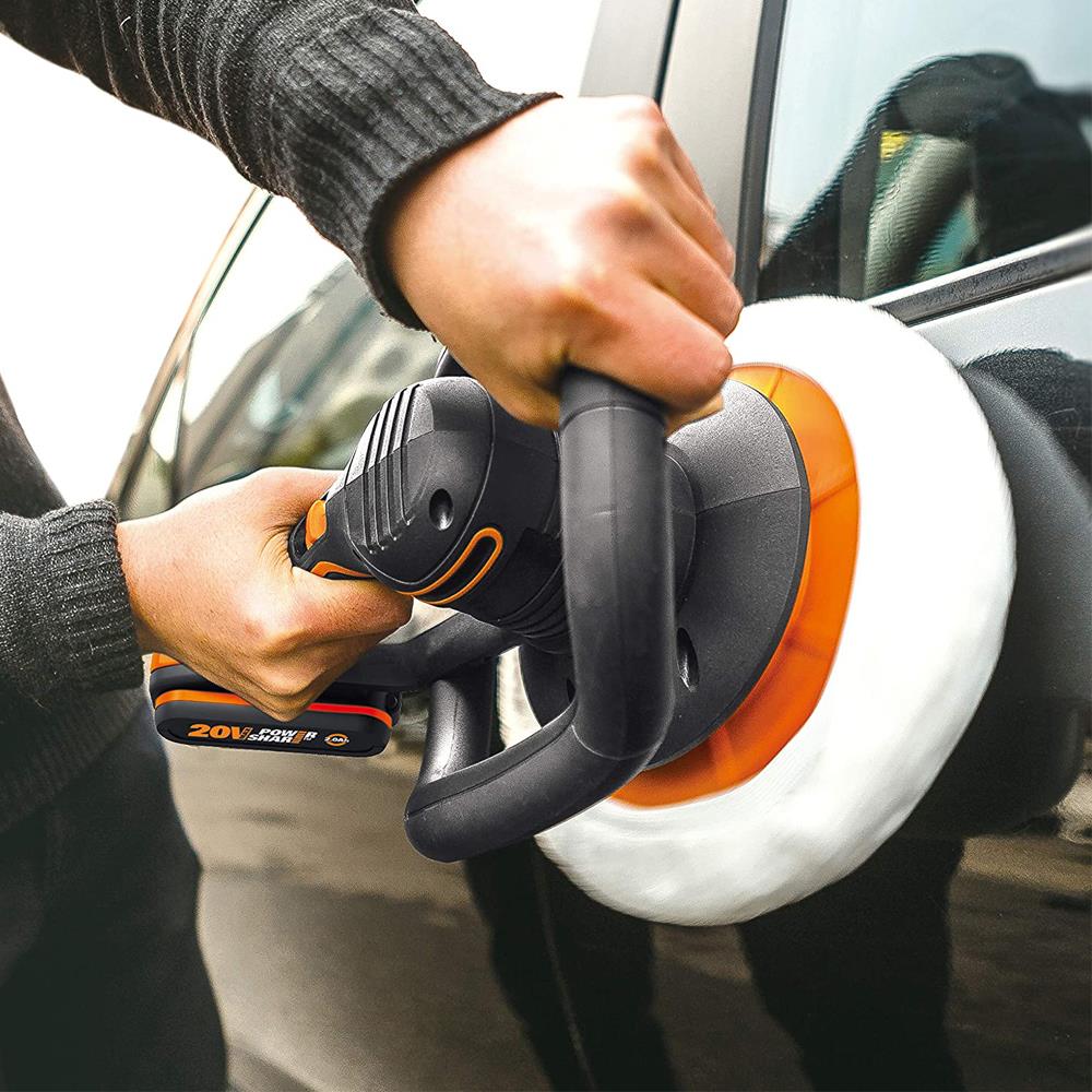WORX WX856 20Volt 2.0Ah. Li-ion 254MM Şarjlı Orbital Polisaj Makinesi - . Görsel
